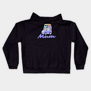 bluey mum Kids Hoodie